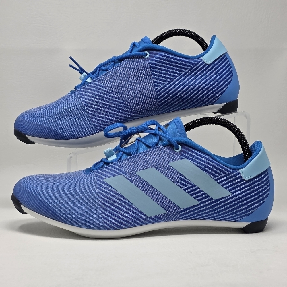 Adidas The Road Cycling Shoes Mens 10.5 Blue Gravel Indoor Training  GY6829 New - Picture 3 of 12